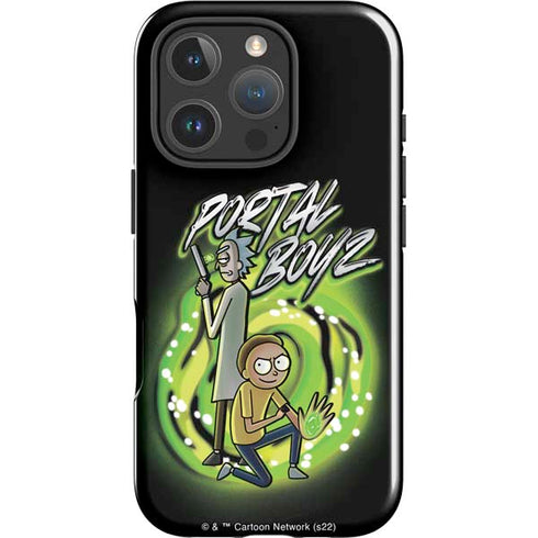 Adult Swim Rick and Morty Portal Boyz iPhone 16 Pro Max Impact Case